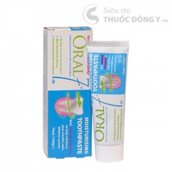 [New 2023] Kem đánh răng dưỡng ẩm miệng Oral7® Moisturising Toothpaste 75ml - Nhập khẩu từ Anh Quốc