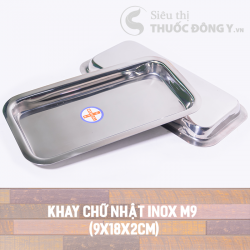 Khay Chữ Nhật, Khay Inox Y Tế Vinh Tấn Có Nhiều Kích Thước