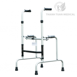 Khung tập đi đa năng Lucass W18 New - Tiện đi thẳng, đi Rich rắc, đi vệ sinh hoặc lên xuống giường