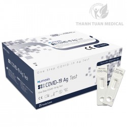 Kit Test Covid 19 Humasis Test nhanh Covid - Được Bộ Y Tế Cấp Phép Lưu Hành - (Hộp 25 test) Có bán lẻ từng test