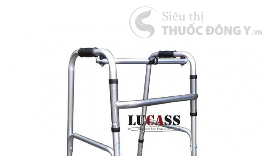 [Mẫu mới] Khung tập đi hợp kim nhôm có bánh xe Lucass W47 - Hỗ trợ người già di chuyển dễ dàng