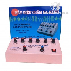 Máy Điện Châm Đa Năng 6 Giắc 12 Kim Medicine 04-05 JH - Hộp Xanh, BH 12 tháng