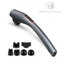 Máy Massage Cầm Tay 6 Đầu Rulax - Dùng Pin Sạc Tiện Dụng, Phiên Bản 2025 (Bảo Hành 1 Năm)