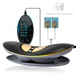 Máy Massage Trị Đau Lưng Hồng Ngoại Alphay JKAH-2C - Đa Chế Độ Trị Liệu, Phiên Bản 2025 có dán thêm xung điện