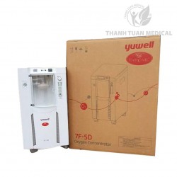 Máy Tạo Oxy 5 Lít Yuwell 7F-5D Thế hệ mới 2025 - Giúp Dự Phòng Cho Bệnh Nhân F0 - BH 12 tháng