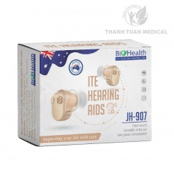 Máy Trợ Thính Nhét Tai Không Dây Biohealth JH-907 Thương Hiệu Australia - BH 1 Năm