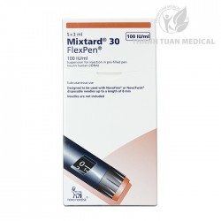 Mixtard 30 Flexpen - Bút Tiêm Insulin Trị Tiểu Đường -100IU/ml 3ml