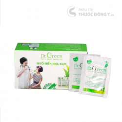 Muối Biển Nha Đam Dr.Green Hộp 30 Gói - Muối Rửa Mũi Xoang