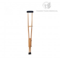 Nạng Chống Nách Bằng Gỗ (1 Cây) – Chăm Sóc Chấn Thương Sau Tai Nạn Hoặc Tai Biến