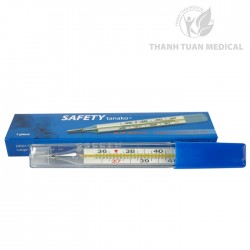 Nhiệt Kế Thủy Ngân Xanh Safety Tanako