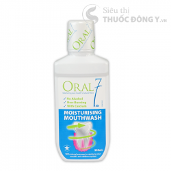 [New 2021] Nước súc miệng giữ ẩm Oral7® Moisturising Mouthwash 250ml - Nhập khẩu từ Anh Quốc