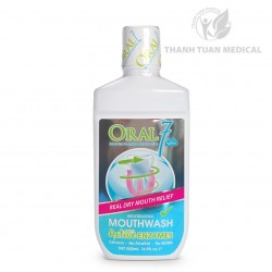 Nước súc miệng giữ ẩm Oral7® Moisturising Mouthwash 500ml - Nhập khẩu từ Anh Quốc