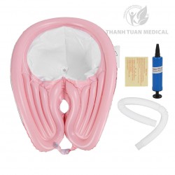 Phao Gội Đầu Bơm Hơi Di Động - Chậu Gội Đầu Thế Hệ Mới Cho Người Già, Trẻ Nhỏ, Bà Bầu, Người Bệnh