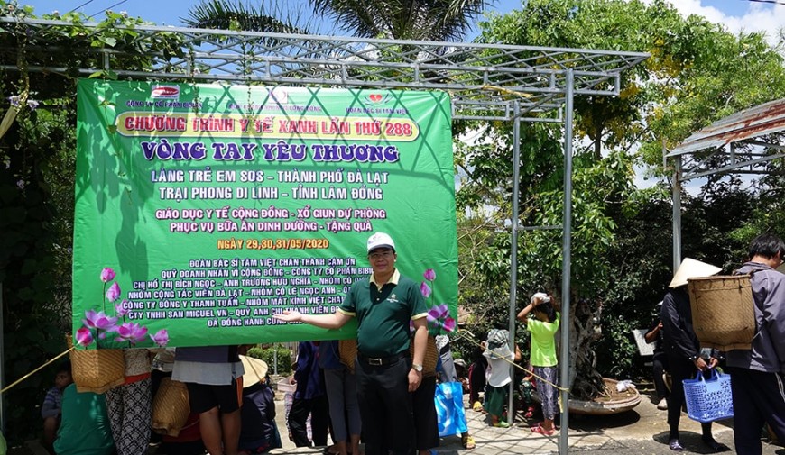 Phòng Khám Đông y Thanh Tuấn với buổi thiện nguyện ý nghĩa tại Trung tâm điều trị phong Di Linh, Lâm Đồng