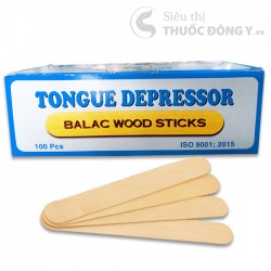 Que Đè Lưỡi Tiệt Trùng Balac Wood Sticks 100c
