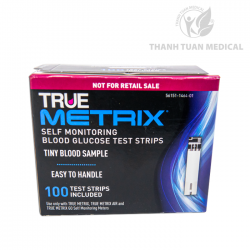 Que Thử Đường Huyết TRUE Metrix – Hộp 100 Que, Hãng Mỹ (Số lượng có hạn)