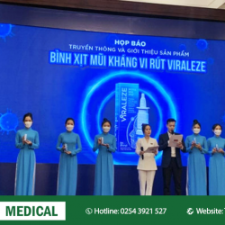 Ra mắt xịt mũi kháng vi rút VIRALEZE tại Tp.HCM – Vũ khí để thích ứng an toàn với dịch Covid 19