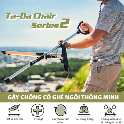 Revew chi tiết gậy đi bộ có ghế ngồi thông minh TADA Chair Series 2 - Với thiết kế trẻ trung năng động