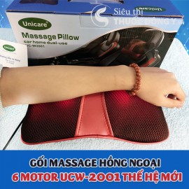 [Review] Gối Massage Hồng Ngoại 6 Bi Pillow UCW-2001 Thế Hệ Mới - Giúp Lưu Thông Khí Huyết