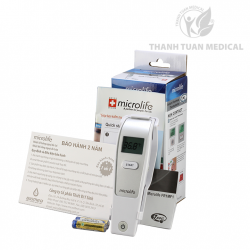 Review Trên tay nhiệt kế hồng ngoại Quốc dân Microlife FR1MF1 Thụy Sĩ