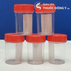 Set 10 Lọ Đựng Mẫu Thử Nước Tiểu 60ml - Chuyên Dụng Cho Bệnh Viện, Phòng Khám