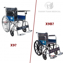 So sánh 2 mẫu xe lăn tay Lucass X9 và X9B khác biệt như thế nào bạn nên biết trước khi mua ???