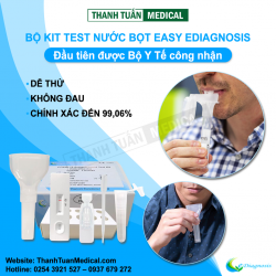 Tại sao Kit test nước bọt Easy Diagnosis covid-19 sử dụng tại nhà cho kết quả nhanh chóng