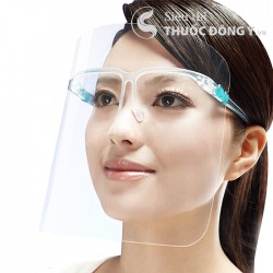 Tấm Kính Chắn Che Mặt Chống Giọt Bắn Có Gọng, An Toàn, Dễ Sử Dụng - Gọng Kính Dẻo hàng loại 1