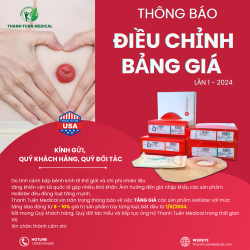 THÔNG BÁO ĐIỀU CHỈNH GIÁ SẢN PHẨM HẬU MÔN NHÂN TẠO HOLLISTER NĂM 2024