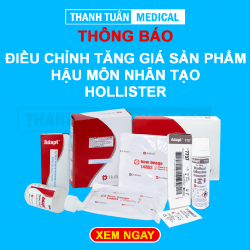 Thông báo điều chỉnh tăng giá sản chăm sóc phẩm hậu môn nhân tạo Holliste nhập khẩu từ Mỹ từ 20.07.2022