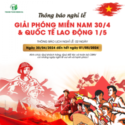 THÔNG BÁO LỊCH NGHỈ LỄ NGÀY GIẢI PHÓNG MIỀN NAM THỐNG NHẤT ĐẤT NƯỚC 30/04 VÀ NGÀY QUỐC TẾ LAO ĐỘNG 1/5