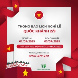 THÔNG BÁO LỊCH NGHỈ LỄ QUỐC KHÁNH 02/09/2023