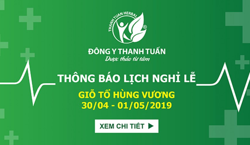 Thông báo nghỉ lễ Giỗ tổ Hùng Vương và 30/4 - 1/5/2019