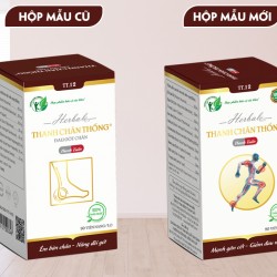Thông báo thay đổi mẫu mã bao bì & thành phần sản phẩm Thanh Chân Thống Thanh Tuấn