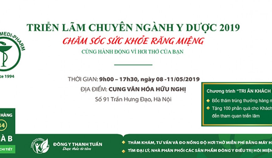 Thư mời Quý khách hàng tham quan và tầm soát hơi thở miễn phí tại Triển lãm Quốc tế chuyên ngành Y dược lần thứ 26 tại Hà Nội.