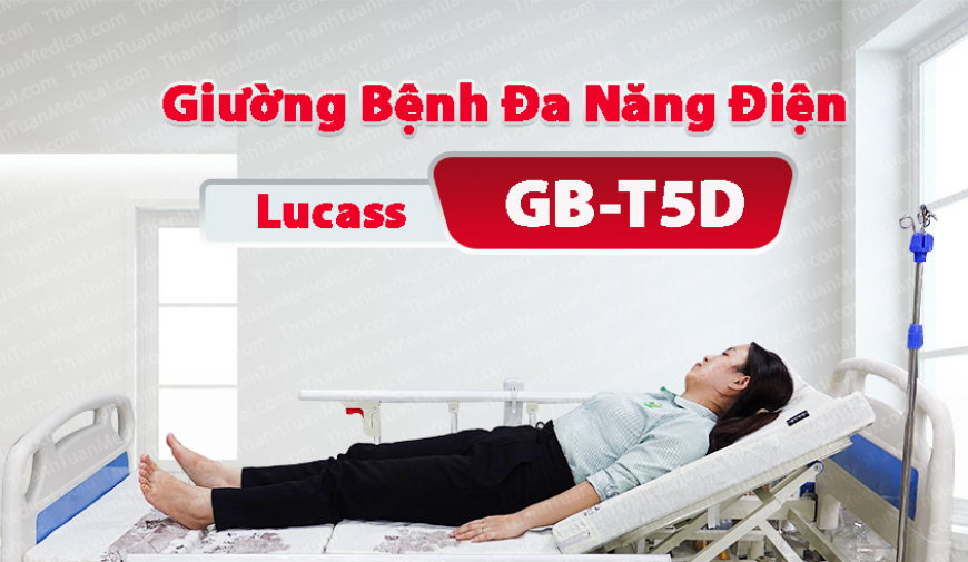 Trợ thủ đắc lực cho người nằm tại chỗ - HDSD Giường y tế đa năng điều khiển bằng điện Lucass GB-T5D