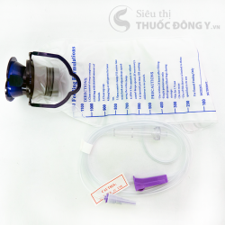 Túi Cho Ăn Có Trọng Lực, Túi Nuôi Ăn, Túi Truyền Súc Ruột Enema 1200Ml Greetmed - Túi Thải Độc Đại Tràng
