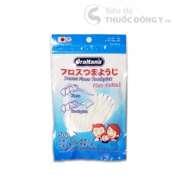 Túi Tăm Chỉ Nha Khoa Oraltana (Túi 50 Chiếc) - Sự Kết Hợp Hoàn Hảo Giữa Chỉ Tơ Nha Khoa & Tăm Xỉa Răng