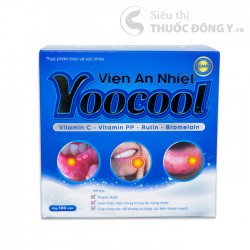 Viên An Nhiệt YooCool Hộp 100 viên - Thanh nhiệt, giúp giảm các biểu hiện nóng nhiệt