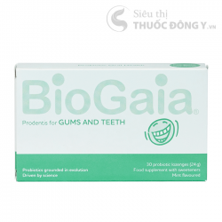 Viên ngậm men vi sinh nha khoa BioGaia ProDentis - Cân bằng khoang miệng, loại bỏ vi khuẩn hết hôi miệng