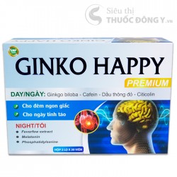 Viên uống hoạt huyết Ginko Happy Premium  - Cho đêm ngon giấc, cho ngày tỉnh táo