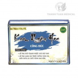 Viên uống Kim Ngân Hoa Công Đức (Thanh Huyết Nhiệt) - Hỗ trợ giúp thanh nhiêt, giải độc gan