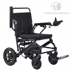 Xe Lăn Điện Gấp Gọn GBM-501 Dành Cho Người Khuyết Tật Bằng Thép Sơn Tĩnh Điện Nhẹ