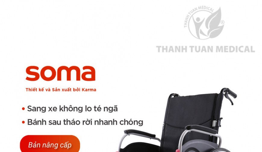 Xe lăn nhôm Karma AGILE Pro đa tiện ích toàn phần dành cho người hay dịch chuyển, gấp gọn 30 giây