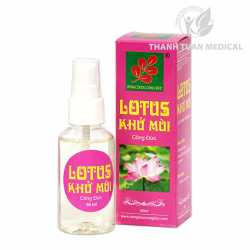 Xịt Khử Mùi Lotus Công Đức – Giúp Ngăn Ngừa Mùi Hôi Trên Cơ Thể Suốt 24h