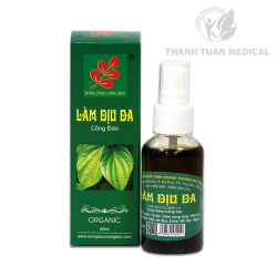 Xịt Làm Dịu Da Công Đức do Lương Y Nguyễn Công Đức bào chế - Chuyên Cho Da Khô Ngứa Chàm, Eczema, Vẩy Nến, Viêm Da Cơ Địa - Chai 50ml