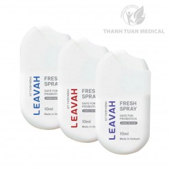 Xịt Thơm Miệng Leavah Fresh Spray 10ml - Thơm Mát Tức Thì, Giảm Mùi Hôi Và Tình Trạng Khô Miệng