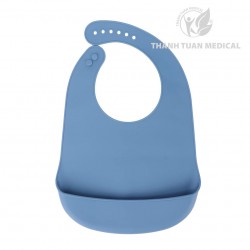 Yếm Ăn Cho Người Già - Chống Thấm Nước, Chống Bám Bẩn, Dễ Dàng Vệ Sinh Bằng Silicon